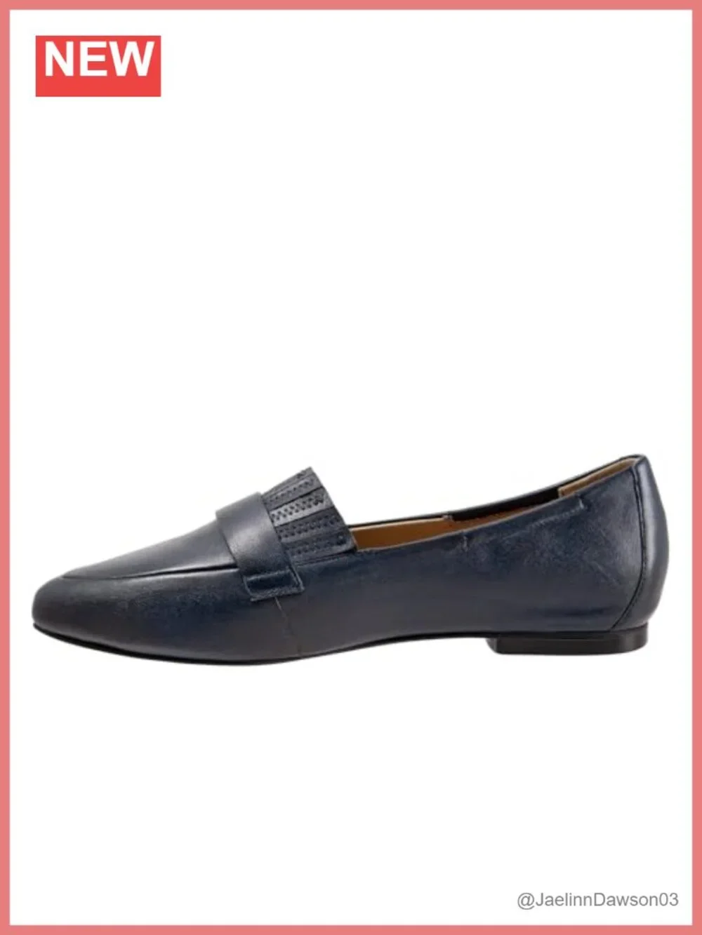Women's Leather Slip-On Loafers Mary Jane